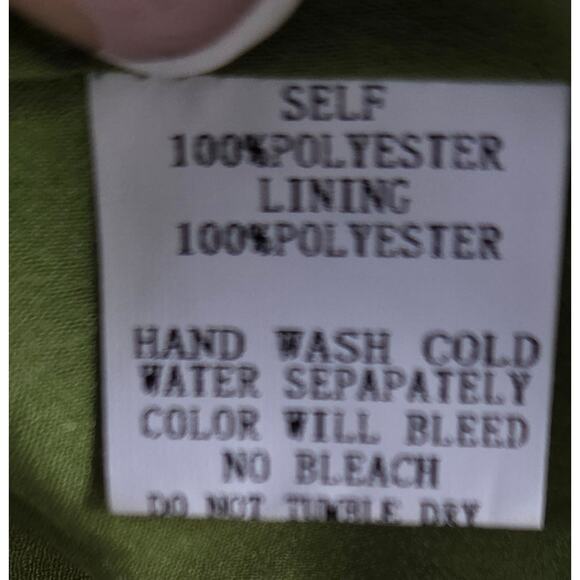 Pinch Sage Green Floral Tiered Midi Dress | Tie Neck Ruffle Sleeveless Boho M - Picture 8 of 8